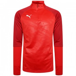 CUP CORE 1/4 Zip Training Jacket - Puma Red